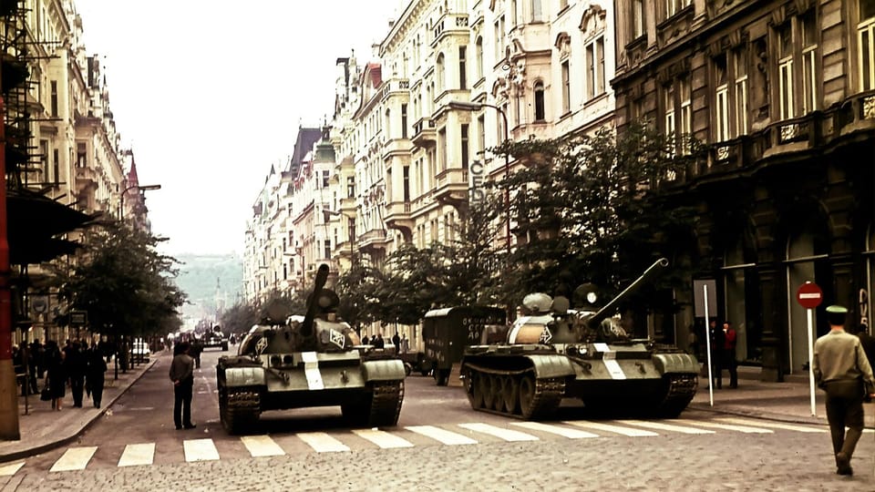 Прага, август 1968, Фото: Лешек Савицки Прага, август 1968, Фото: Лешек Савицки