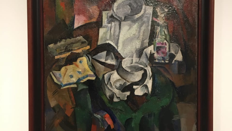 Иван Малютин. Натюрморт с мужской сорочкой. 1918 | Фото: Катерина Айзпурвит, Radio Prague International Иван Малютин. Натюрморт с мужской сорочкой. 1918 | Фото: Катерина Айзпурвит, Radio Prague International