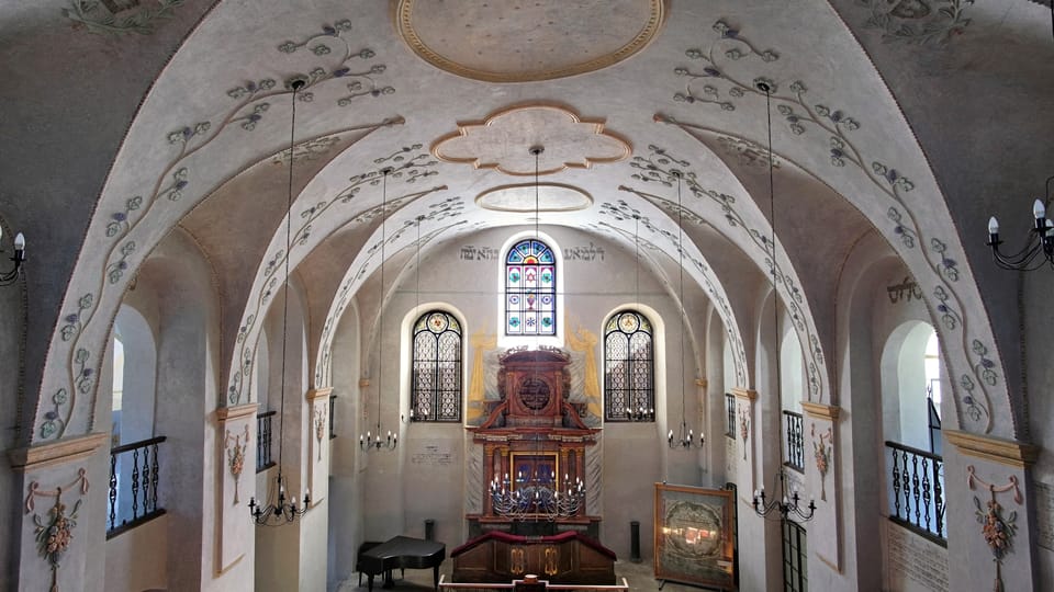 Синагога в Колине, фото: Jaromír Novotný, ČRo Синагога в Колине, фото: Jaromír Novotný, ČRo