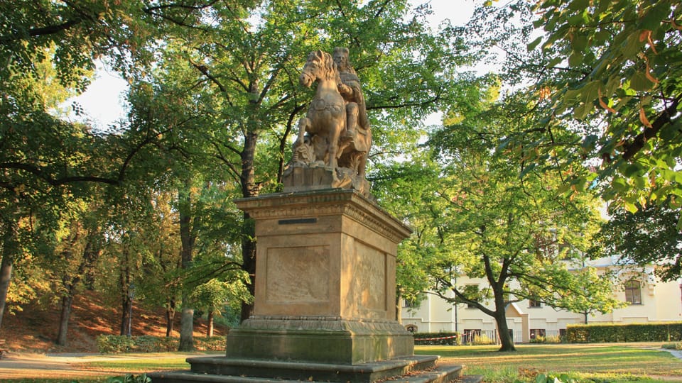В данном случае речь идет о копии скульптуры, созданной в 1678-1680 годах и до 1879 года находившейся на пражской Вацлавской площади | Фото: Barbora Němcová, Radio Prague International В данном случае речь идет о копии скульптуры, созданной в 1678-1680 годах и до 1879 года находившейся на пражской Вацлавской площади | Фото: Barbora Němcová, Radio Prague International