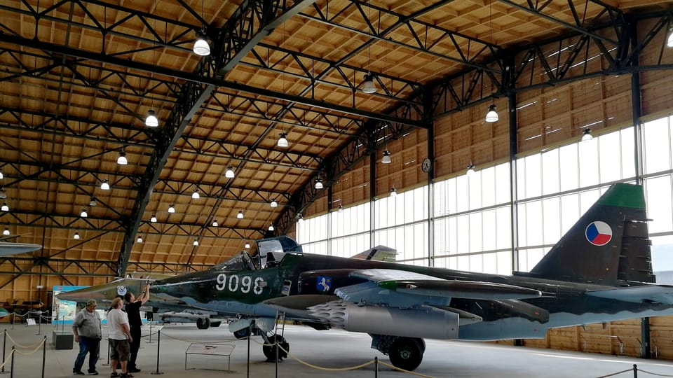 Suchoj Su-25B | Фото: Štěpánka Budková, Radio Prague International Suchoj Su-25B | Фото: Štěpánka Budková, Radio Prague International