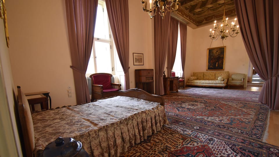 Квартира Яна Масарика в Чернинском дворце,   фото: Ондржей Томшу
