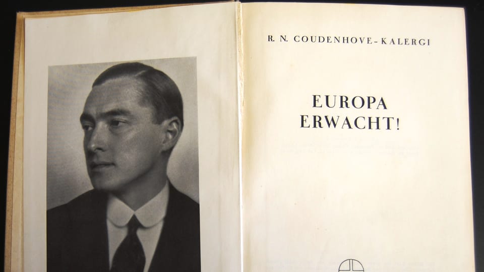 «Пан-Европа» и автор книги Рихард Куденхове-Калерги,  фото: Катерина Айзпурвит
