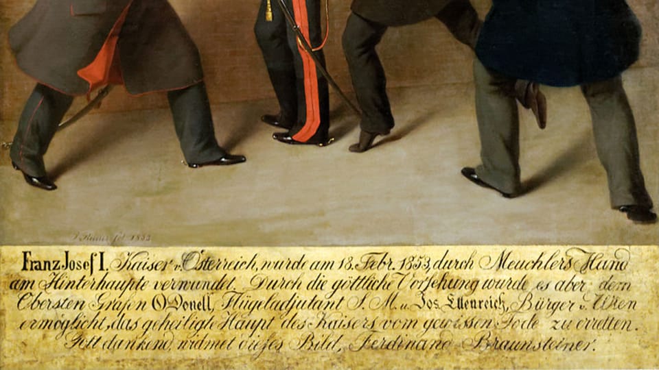 Покушение, 1853 (J. J. Reiner, Vienna Museum) Покушение, 1853 (J. J. Reiner, Vienna Museum)