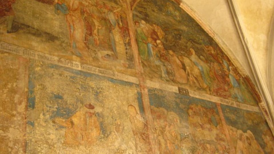 Фрески на стенах Эммаусского монастыря,  Фото: Ольга Васинкевич,  Чешское радио - Радио Прага