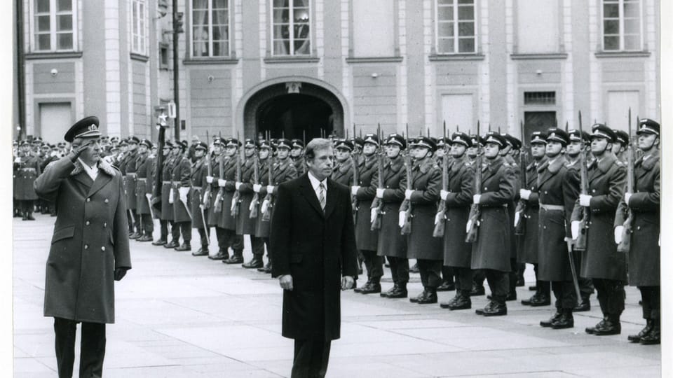 Вацлав Гавел (1989) | Фото: Vojenský historický ústav Вацлав Гавел (1989) | Фото: Vojenský historický ústav