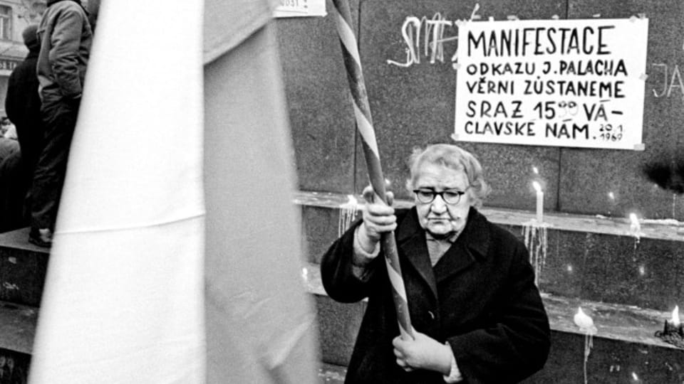 Фотография Пржемысла Гневковского, 1969 г., фото: выставка Sovětská invaze - srpen 1968 Фотография Пржемысла Гневковского, 1969 г., фото: выставка Sovětská invaze - srpen 1968
