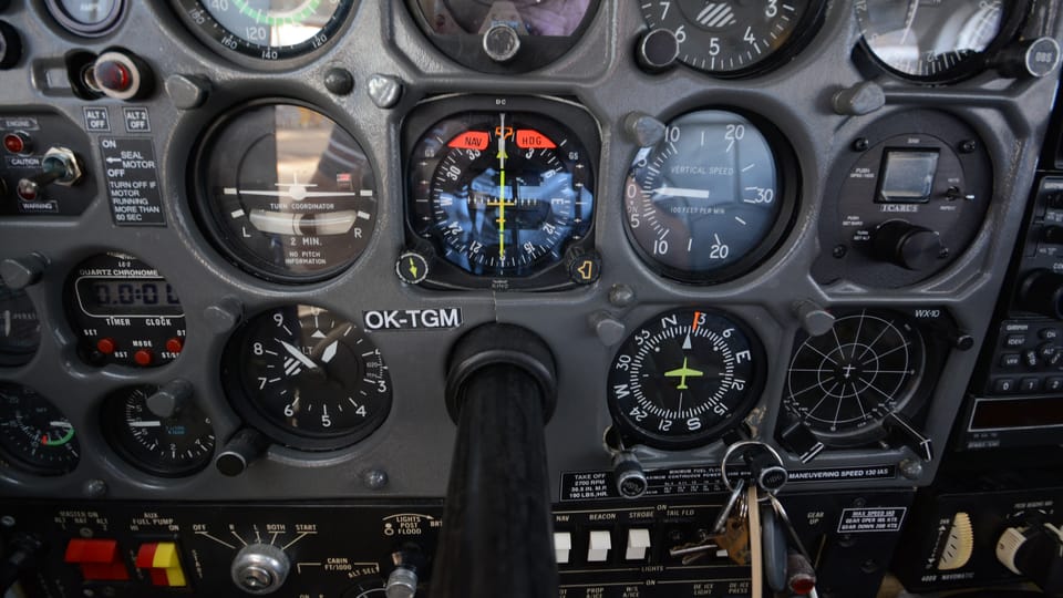 Самолет Cessna P-210, фото: Эва Туречкова Самолет Cessna P-210, фото: Эва Туречкова