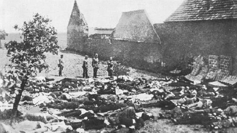 Лидице, 11 июня 1942 г. - «Покушение на Гейдриха стоило множество человеческих жизней». Лидице, 11 июня 1942 г. - «Покушение на Гейдриха стоило множество человеческих жизней».