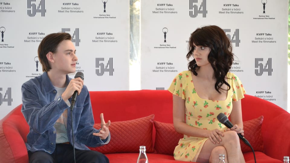 Jaeden Martell и Kara Hayward, фото: Владимир Забранский Jaeden Martell и Kara Hayward, фото: Владимир Забранский