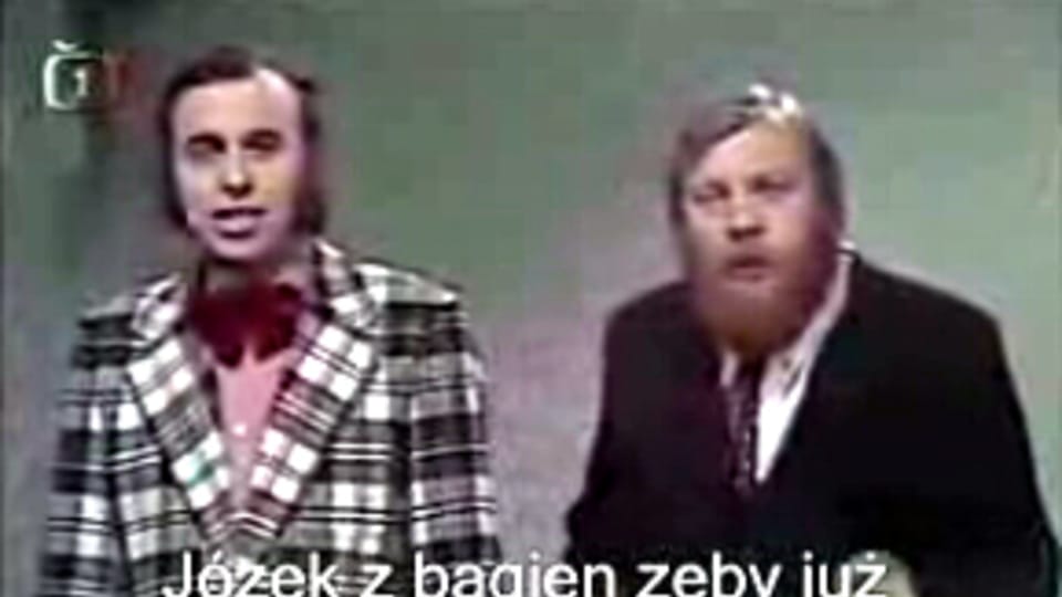Иван Младек и Иво Пэшак на сайте YouTube с песней «Jožin z bažin»