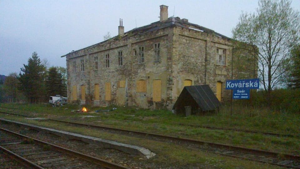 Бывший вокзал Коваржска, Фото: Штепан Махачек Бывший вокзал Коваржска, Фото: Штепан Махачек