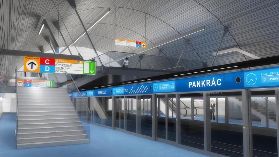 «Панкрац» | Фото: ČT / Metroprojekt - novemetro.cz «Панкрац» | Фото: ČT / Metroprojekt - novemetro.cz