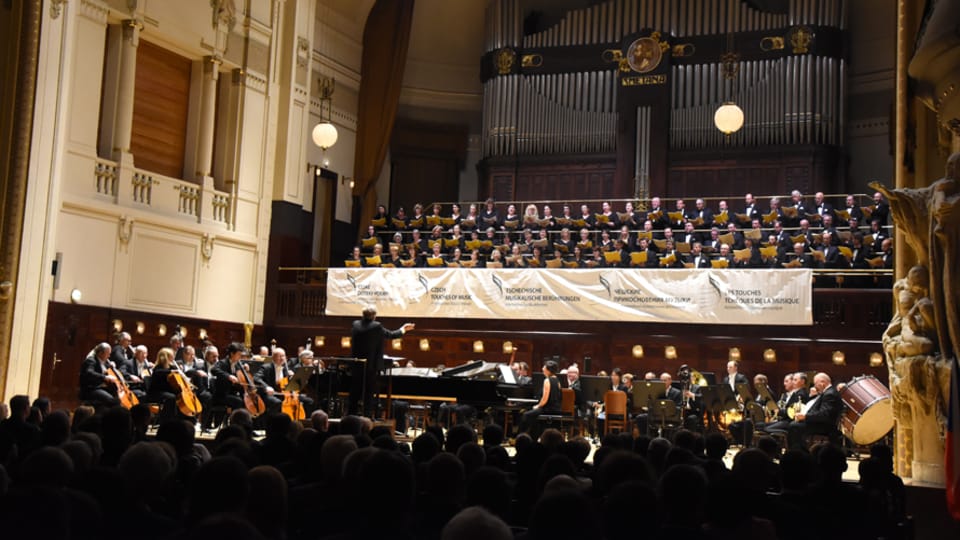 Большой симфонический оркестр П.И. Чайковского в Праге,  фото: Ян К. Челиш
