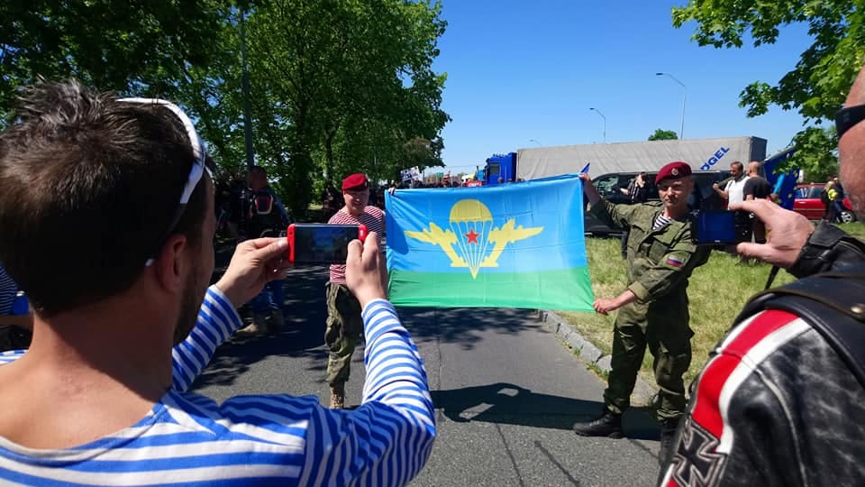 «Ночные волки» в Праге, Фото: Антон Литвин «Ночные волки» в Праге, Фото: Антон Литвин